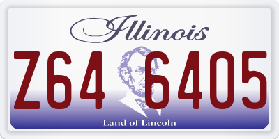 IL license plate Z646405