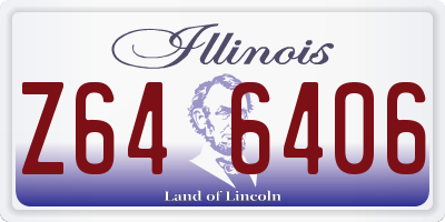 IL license plate Z646406
