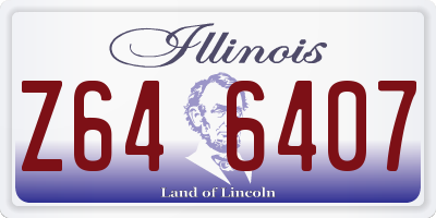 IL license plate Z646407