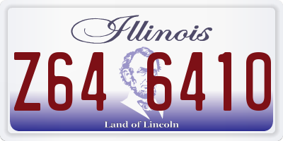 IL license plate Z646410