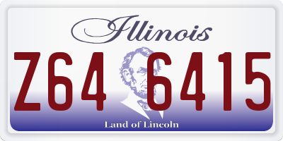 IL license plate Z646415