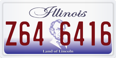 IL license plate Z646416