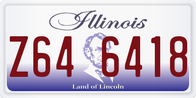 IL license plate Z646418