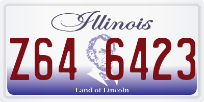 IL license plate Z646423