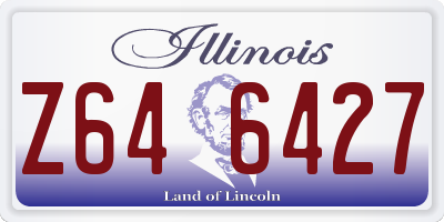 IL license plate Z646427