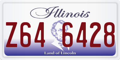 IL license plate Z646428