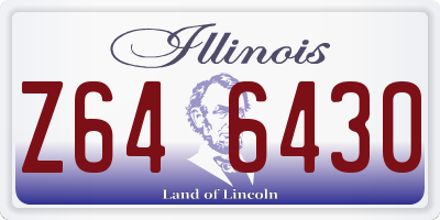 IL license plate Z646430