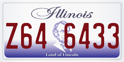 IL license plate Z646433
