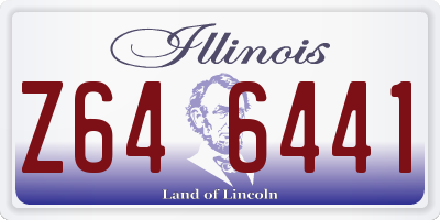 IL license plate Z646441