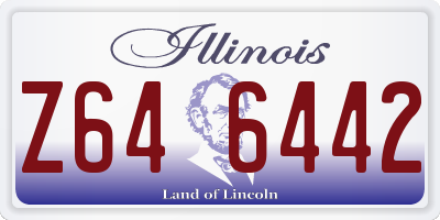 IL license plate Z646442