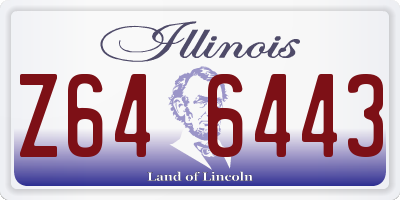 IL license plate Z646443