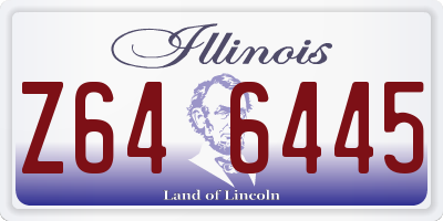 IL license plate Z646445