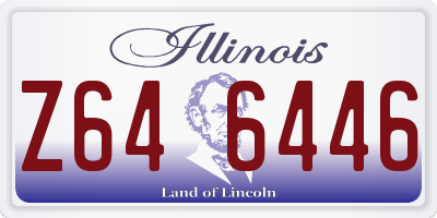 IL license plate Z646446