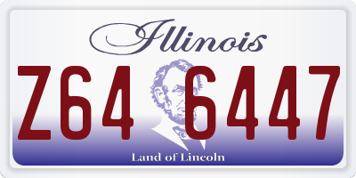IL license plate Z646447