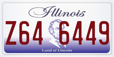 IL license plate Z646449