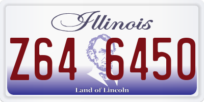 IL license plate Z646450