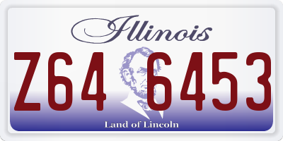 IL license plate Z646453