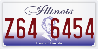 IL license plate Z646454