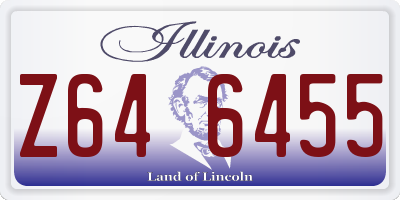 IL license plate Z646455