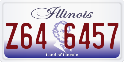 IL license plate Z646457