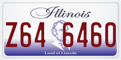 IL license plate Z646460
