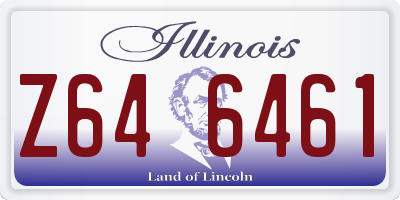 IL license plate Z646461