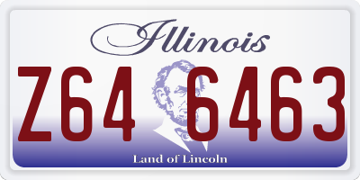 IL license plate Z646463