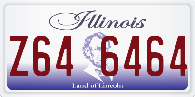 IL license plate Z646464