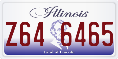 IL license plate Z646465