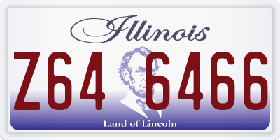IL license plate Z646466