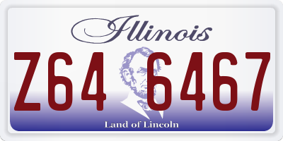 IL license plate Z646467
