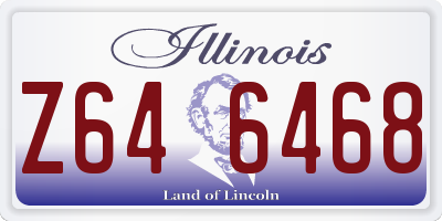 IL license plate Z646468