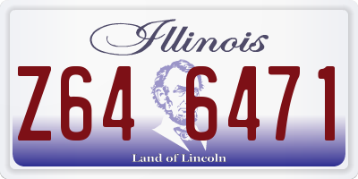 IL license plate Z646471