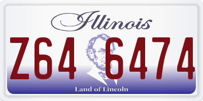 IL license plate Z646474