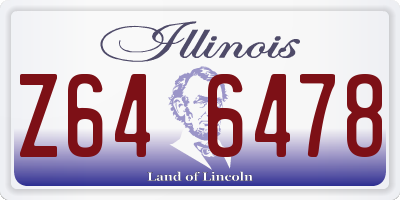 IL license plate Z646478