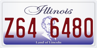 IL license plate Z646480