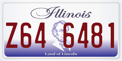 IL license plate Z646481