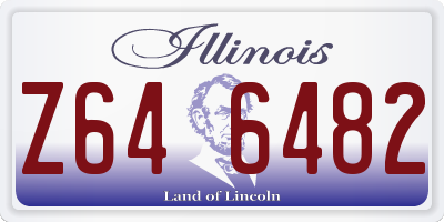 IL license plate Z646482
