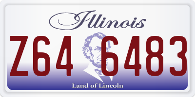 IL license plate Z646483