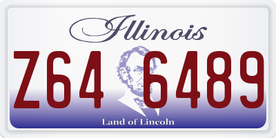 IL license plate Z646489