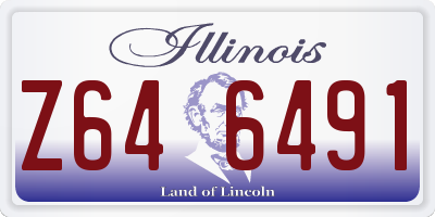 IL license plate Z646491