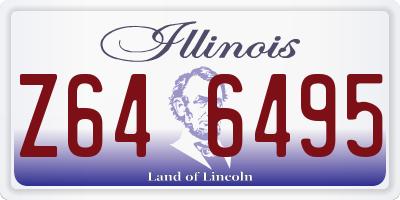 IL license plate Z646495
