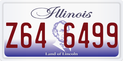 IL license plate Z646499