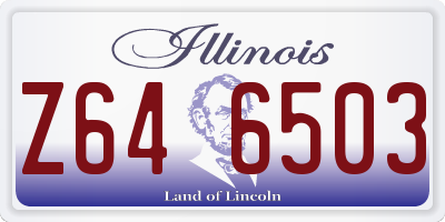 IL license plate Z646503