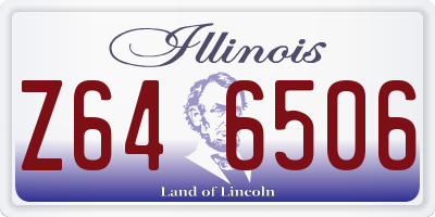 IL license plate Z646506