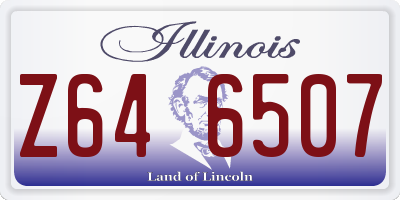 IL license plate Z646507