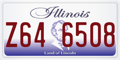 IL license plate Z646508