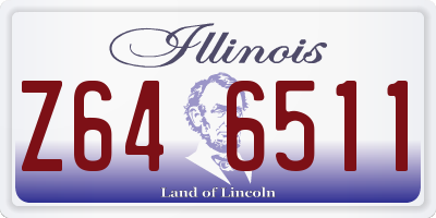 IL license plate Z646511