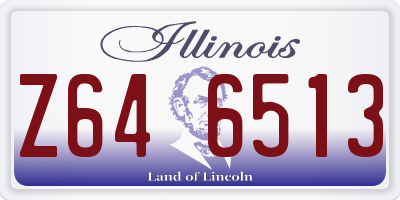 IL license plate Z646513