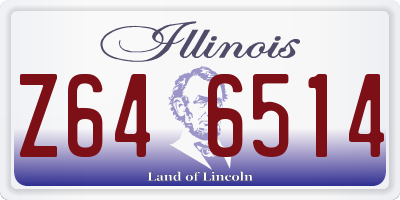 IL license plate Z646514